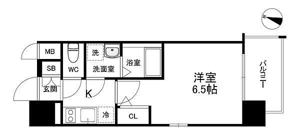 エスリードレジデンス大阪福島シティウエストの間取り|選べる家電プランあり！！