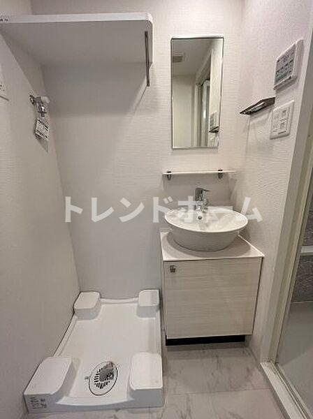 エスリードレジデンス大阪福島シティウエストの独立洗面台|選べる家電プランあり！！