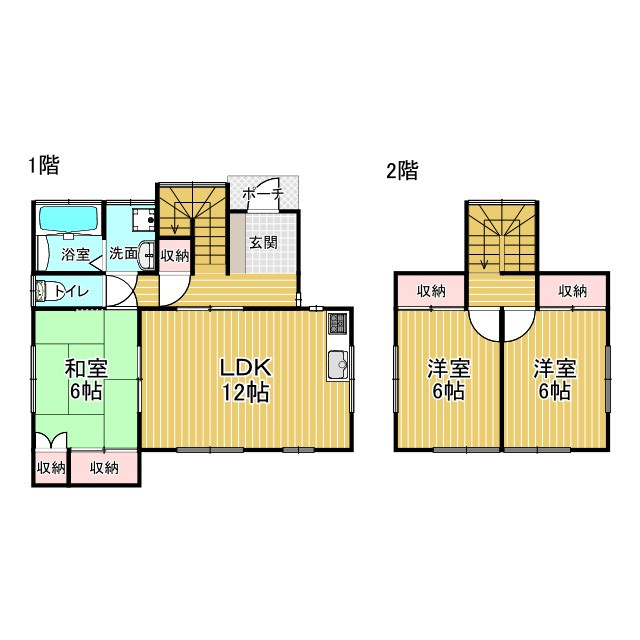 井上一戸建の間取り