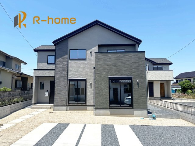 水戸市見川21期　新築戸建て　2号棟の外観|ご予約を頂ければ、『平日』はもちろん『早朝』や『夜間』もご見学可能です♪お気軽にお申し付けください♪