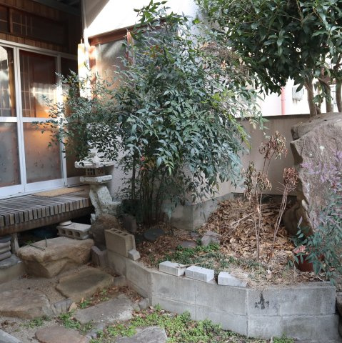 呉市広杭本町中古住宅の庭