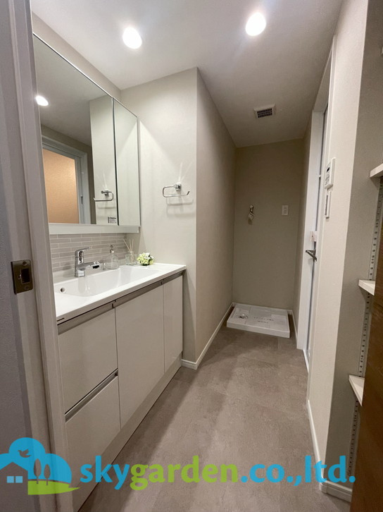 エンゼル茅ヶ崎リバーヴェールの脱衣所