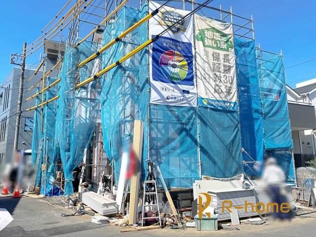 流山セントラルパークVII　新築戸建て　1号棟の外観|2025年4月完成予定！近隣の同仕様完成物件をご見学いただけます♪