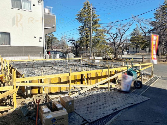 流山セントラルパークVII　新築戸建て　2号棟の外観|2025年4月完成予定！近隣の同仕様完成物件をご見学いただけます♪