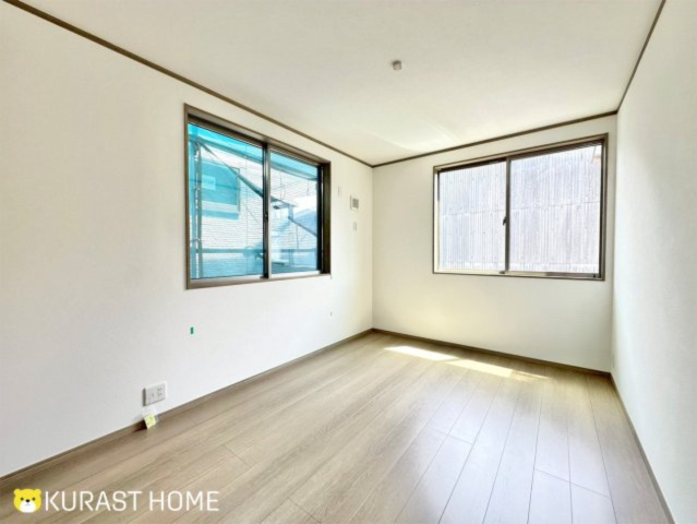 京都市伏見区久我石原町　新築戸建の洋室|2階東側6.5帖洋室