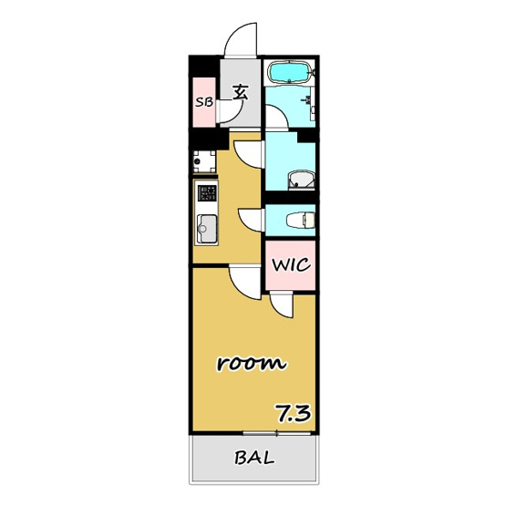 【間取り】 | リブリ・岩槻Ⅱ | ★ネット無料★オートロック★防犯カメラ★都市ガス★エアコン★
