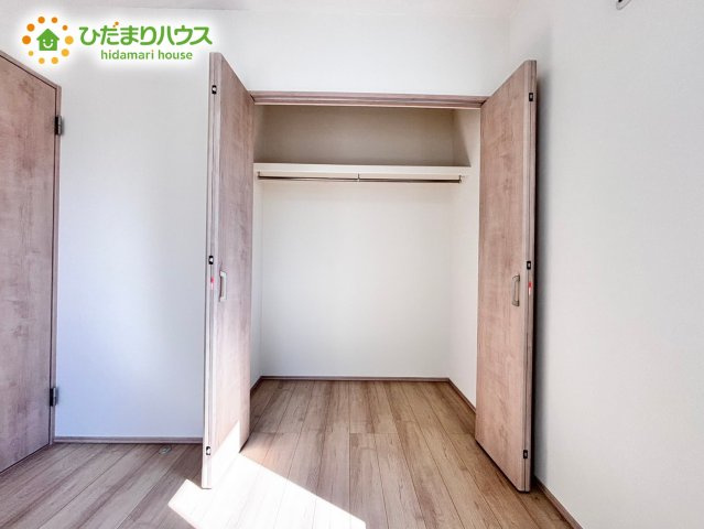 深谷市上柴町　新築一戸建て　フェリディアガーデン　02の収納|クローゼットタイプの収納は荷物がどこにあるかすぐに見つかります！	