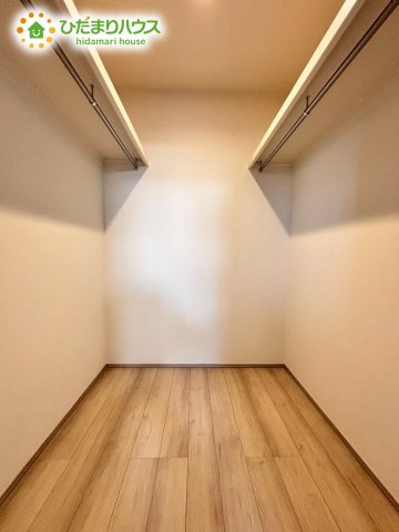 深谷市上柴町　新築一戸建て　フェリディアガーデン　02の収納|夫婦の衣類がスッキリ収納できちゃうWIC完備(^^)/