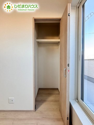 深谷市上柴町　新築一戸建て　フェリディアガーデン　02の収納|コートやバックなどを置くのに便利なクローゼットもあります★