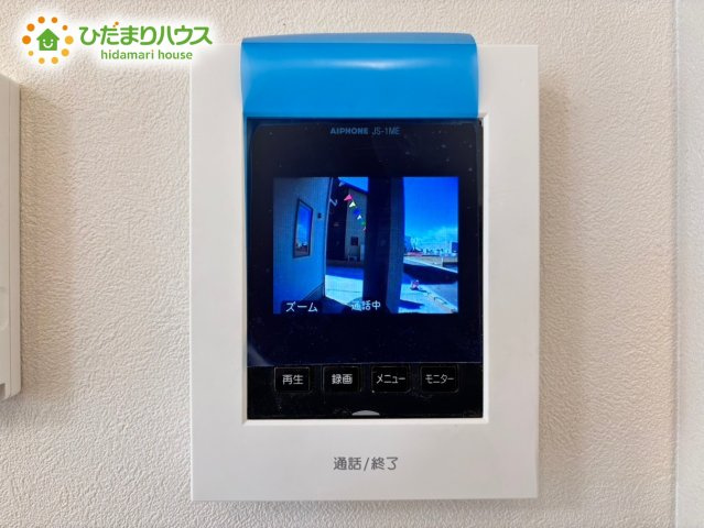 深谷市上柴町　新築一戸建て　フェリディアガーデン　02のセキュリティ|防犯面で安心なTVモニター付きインターフォン完備！！