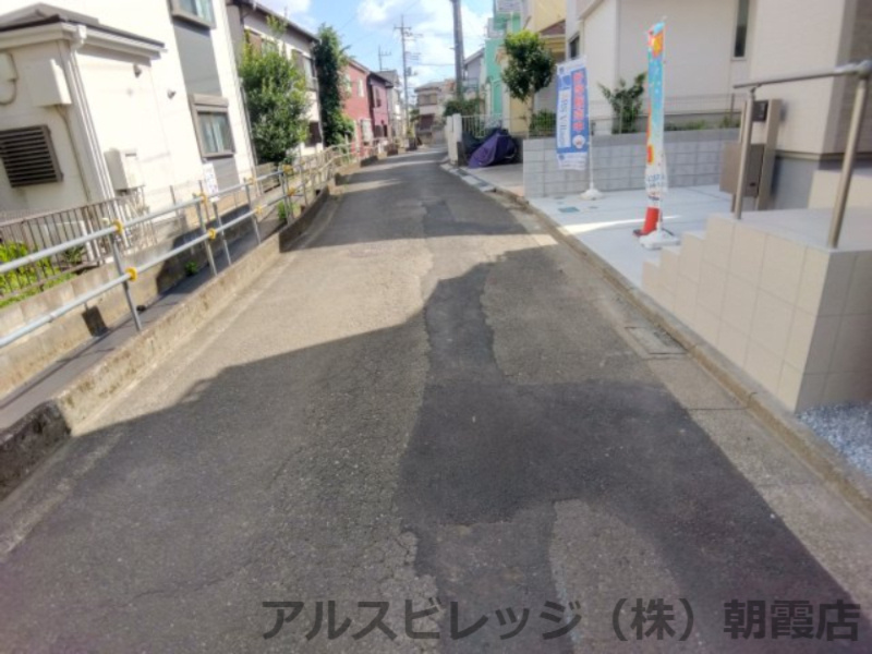 富士見市渡戸１丁目の前面道路含む現地写真|前面道路含む現地写真です