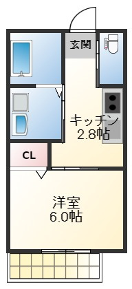 SKハイツの間取り