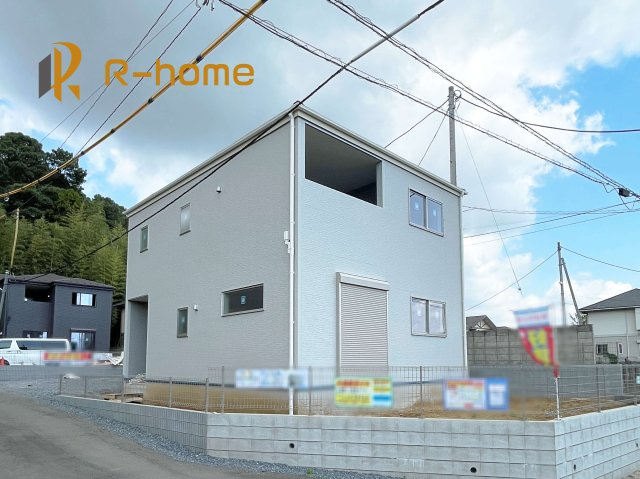 第1土浦市板谷　新築戸建て　2号棟の外観|近隣の同仕様完成物件をご見学いただけます♪