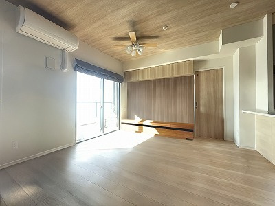 プラネスト菊陽の居間・リビング|明るく開放的なリビング