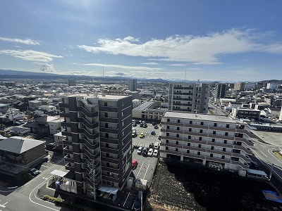 プラネスト菊陽の展望|バルコニーからの景色は遮るものがなく、素敵なシティービューを堪能できます。