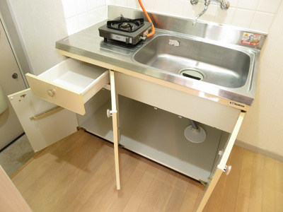 【キッチン】 | ロッシェル北里Ⅰ号棟 | きれいなキッチンです