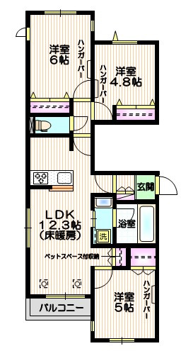 ＤＯビル東長崎へーベルメゾンの間取り|間取り図