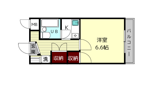 和州ロイヤルビルの間取り
