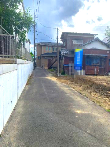 調布市下石原１丁目 京王線 西調布駅 売地の前面道路含む現地写真