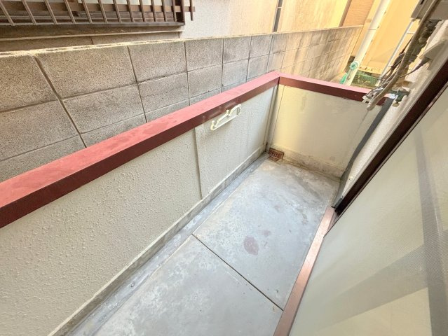 ハイツべレールのバルコニー