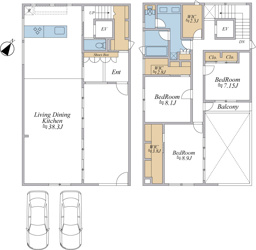 【間取り】 | ご自宅から現地まで、当社スタッフがお車にて、「お迎え・お送り」をしております。ぜひお気軽にお問い合わせくださいませ♪
