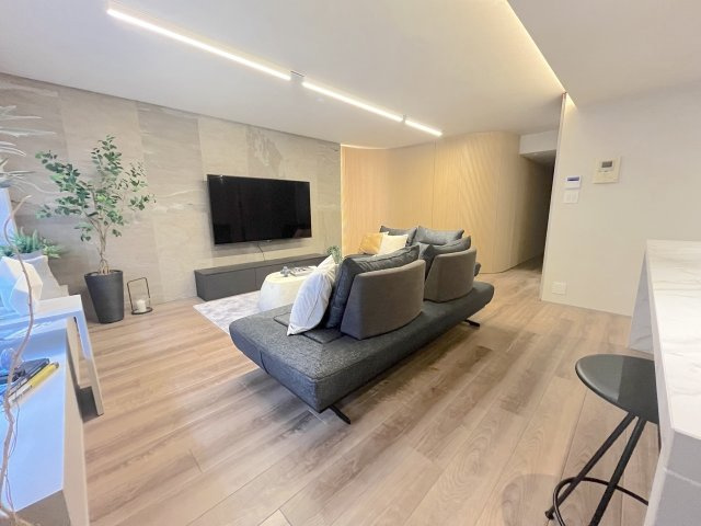 南薬院パークマンションの居間・リビング