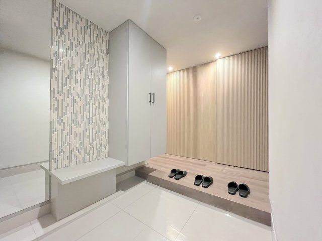 南薬院パークマンションの玄関