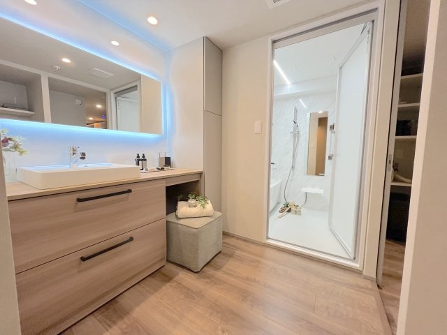 南薬院パークマンションの脱衣所