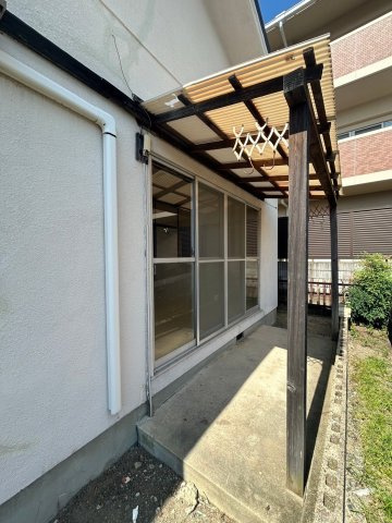 太田平屋一戸建貸家のバルコニー