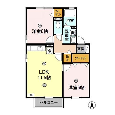 【間取り】 | グラン・コンフォール A棟