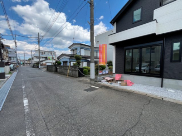 祝　成約済み　八王子市　台町　新築戸建て　９期の前面道路含む現地写真|～仲介手数料無料☆八王子ひなた不動産～　八王子市台町　新築戸建て