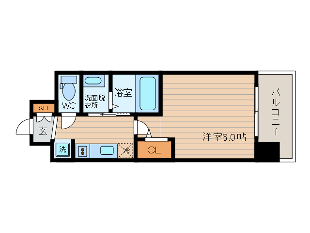 エステムコート中之島GATEⅡの間取り|選べる家電プランあり！！