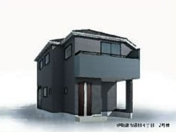 伊勢原市沼目4丁目新築戸建て　2号棟の外観パース|外観イメージ「伊勢原市沼目4丁目新築戸建て　2号棟」