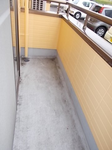 コーポヤマトのバルコニー