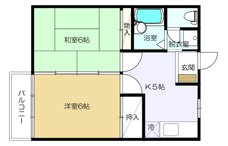 コーポヤマトの間取り