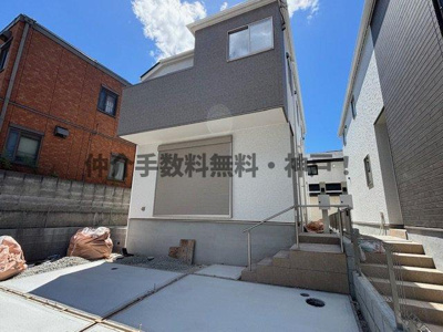 【外観】 | 神戸市須磨区神の谷7丁目　新築戸建2号棟　仲介手数料無料！ | 外観は落ち着いています