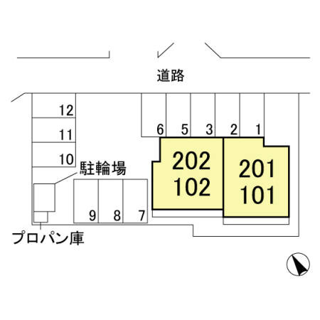 リベルテの区画図