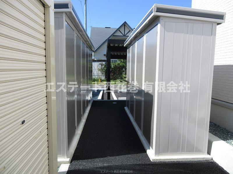 SKY　BLUE本館Aの収納|外物置