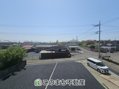 【展望】 | CRADLEGARDEN大田原市末広第5　3号棟 | バルコニーからの眺めです！