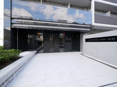 【エントランス】 | エスリード大阪クレストコート | 落ち着いたエントランスです