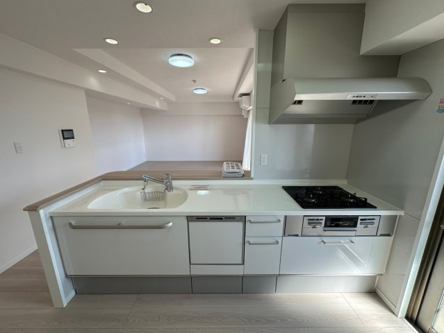 藤和東山公園ホームズのキッチン|システムキッチン♪十分な作業スペースがあるので料理がしやすいですね！