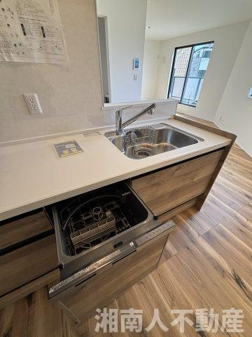 茅ヶ崎市浜竹１丁目新築戸建のキッチン|きれいなキッチンです