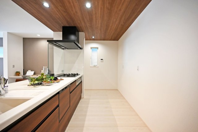 尼崎市東園田町7丁目新築一戸建て│2LDK+2S│並列駐車2台可のその他|敷地が広い分、キッチンにも十分なスペースを確保することが出来ました。
カップボードの奥行きは500mmを目安にご検討下さい。