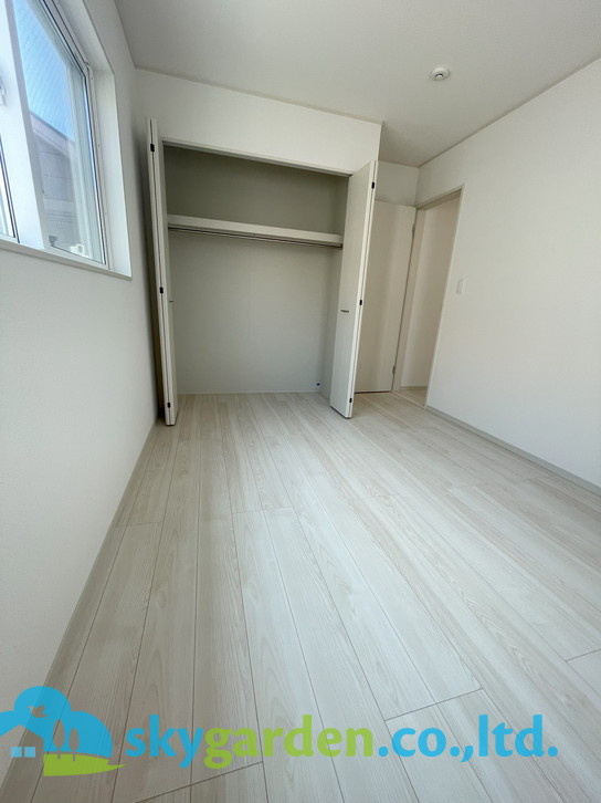 茅ヶ崎市今宿　未入居戸建　全8棟6号棟の洋室