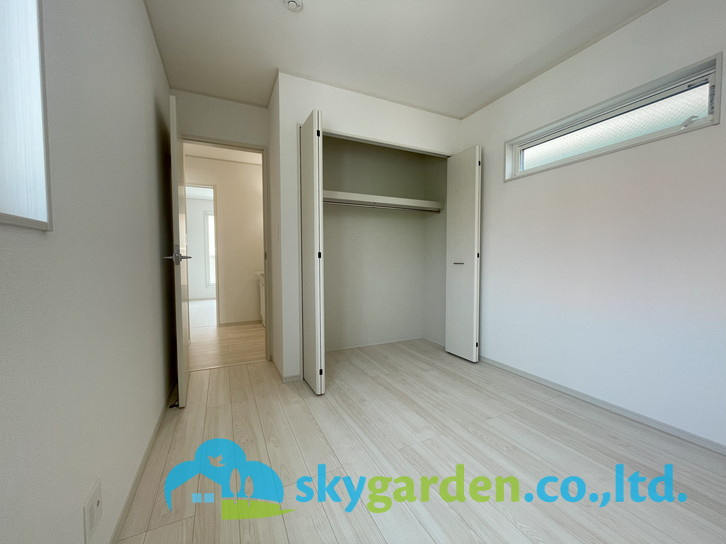 茅ヶ崎市今宿　未入居戸建　全8棟6号棟の寝室