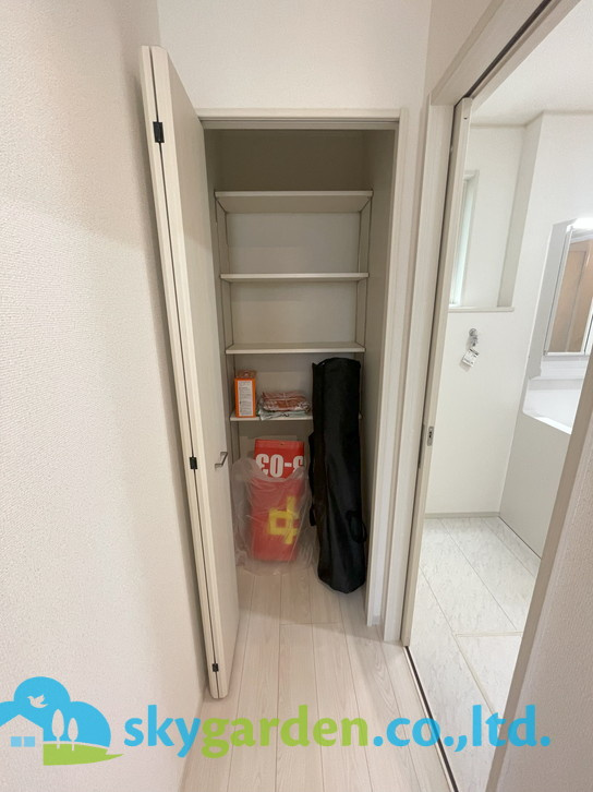 茅ヶ崎市今宿　未入居戸建　全8棟6号棟の収納