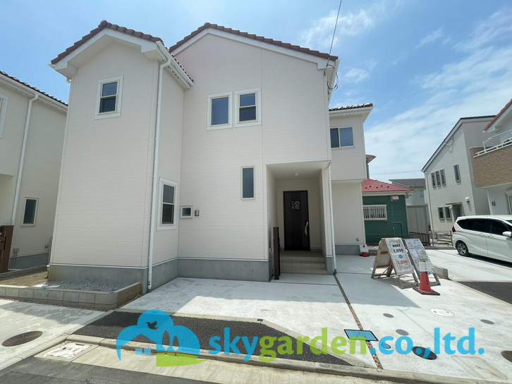 茅ヶ崎市今宿　未入居戸建　全8棟6号棟の外観