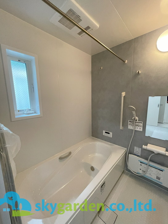 茅ヶ崎市今宿　未入居戸建　全8棟6号棟の浴室