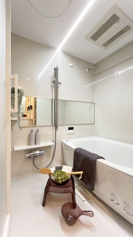 エンゼルハイム新川崎第3の浴室|コンパクトで使いやすいお風呂です