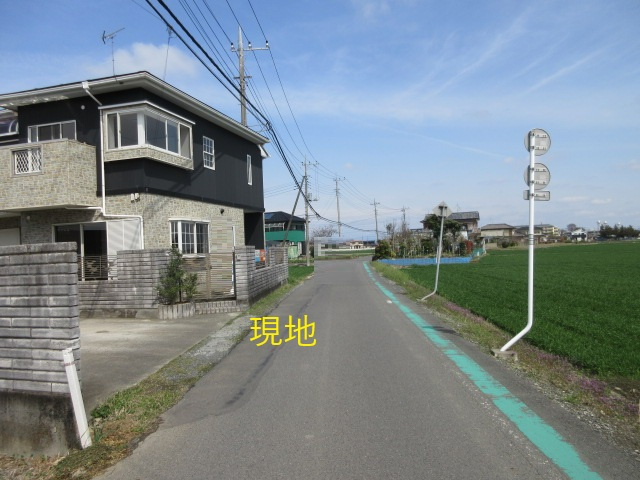 中古戸建　熊谷市下奈良519-5（リフォーム住宅）の前面道路含む現地写真
